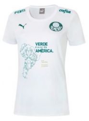 Camisa Feminina Comemorativa Bicampeão da Libertadores Branca