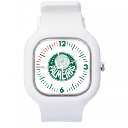 Relógio Unissex Game Time Branco - Palmeiras  (Troca Pulseira)
