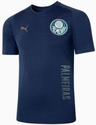 Camisa Casual Palmeiras Azul Masculina