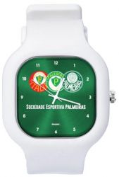 Relógio Unissex Escudos Green - Palmeiras (Troca Pulseira)
