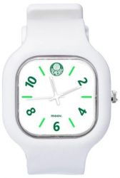 Relógio Unissex Pares White - Palmeiras (Troca Pulseira)