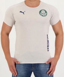 Camisa Casual Palmeiras Cinza Masculina