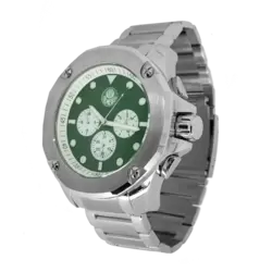 Relógio Luxo Palmeiras Fundo Verde com Caixa